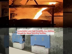 Fuego de fusión de hierro de consumo y alta durabilidad para instalaciones de reciclado de metales