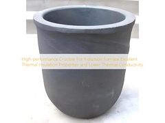 Crisol de alto rendimiento para horno de inducción Excelentes propiedades de aislamiento térmico y menor conductividad térmica