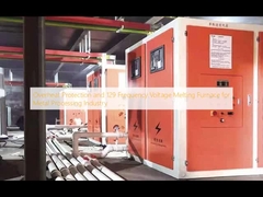 Protección contra el sobrecalentamiento y horno de fusión de voltaje de 129 frecuencias para la industria metalúrgica