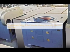 Sistema completo y de seguridad Horno de fusión por inducción para aluminio de primera clase