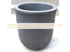 300-400 MPa Fuego de resistencia a la flexión Crisol resistente a los álcalis para su resistencia química y rendimiento