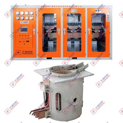 Horno de inducción de inducción de doble célula IGBT de frecuencia media Sistema de fusión