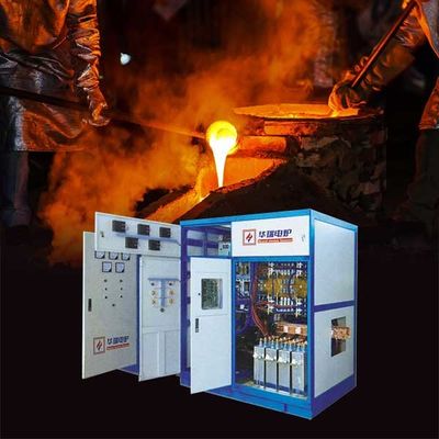 Horno de fusión por inducción de acero de bajo ruido Bajo mantenimiento
