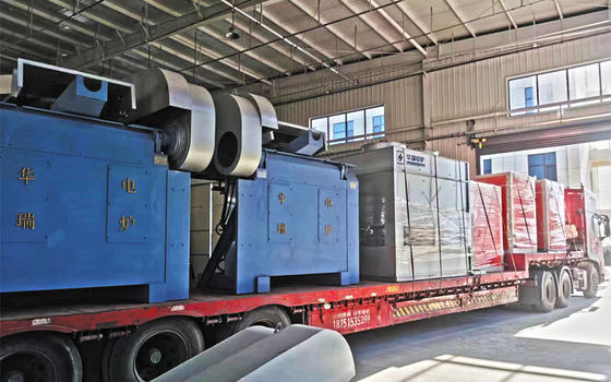 Horno de tratamiento térmico por inducción eléctrica de hierro y acero 1500-1700°C