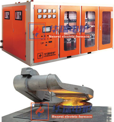 Equipo de fusión de cobre con inducción de frecuencia media Ahorro de energía