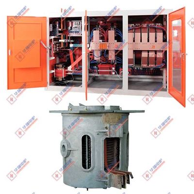 Sistema de horno de fusión de aluminio de inducción de tiristor de alta eficiencia