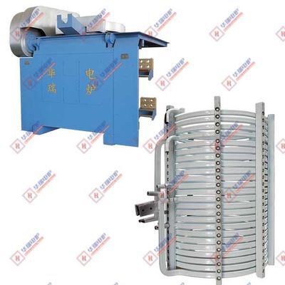 Horno de inducción de concha de acero IGBT con alta eficiencia de fusión y alto rendimiento de seguridad