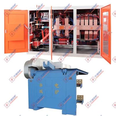 Horno de inducción de concha de acero IGBT con alta eficiencia de fusión y alto rendimiento de seguridad