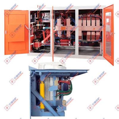 Alta seguridad Horno de inducción de fusión de metales personalizado