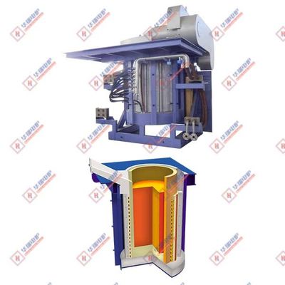 Ahorro de energía Sistema de horno de inducción eléctrico de fusión