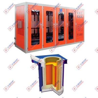 Sistema completo de horno de inducción sin núcleo de fusión rápida