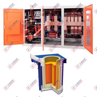 Velocidad de fusión rápida Horno de fusión por inducción Confiable Fácil