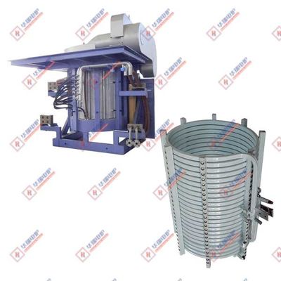 Rápido confiable seguridad de inducción de fusión de cobre horno de bajo ruido alta durabilidad
