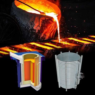 Sistema de horno de inducción electrotérmico de media frecuencia de ahorro de energía