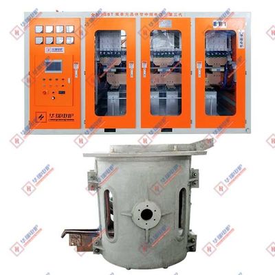 Horno de crisol de inducción rápida Sistema de mediana frecuencia Ahorro de energía
