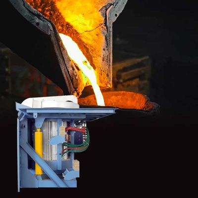 Horno de fusión de metal de inducción de 800 KVA de bajo mantenimiento duradero