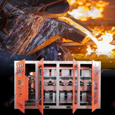 Horno de fusión de metal de inducción de 800 KVA de bajo mantenimiento duradero