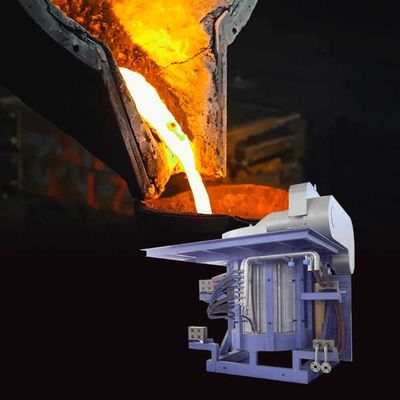 Fuego de inducción de alta durabilidad para la fusión de acero con bajo ruido y baja tasa de falla
