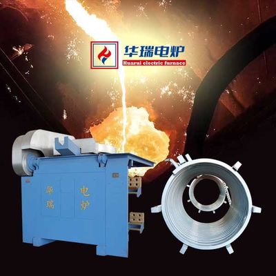 Seguridad Horno de fusión de aluminio con frecuencia media fiable completa