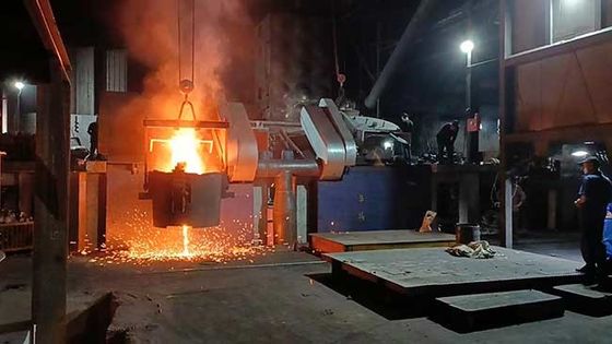 Confiabilidad Fuego de fusión por inducción Ahorro de energía El hierro eléctrico de fusión con seguridad