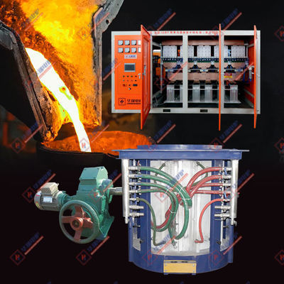 Tiempo de fusión rápido Ahorro de energía Fusión de acero Horno de inducción Bajo mantenimiento