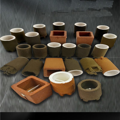 Análisis de carbono Taza de muestreo para hierro fundido o acero