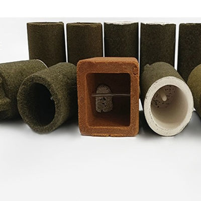 Análisis de carbono Taza de muestreo para hierro fundido o acero