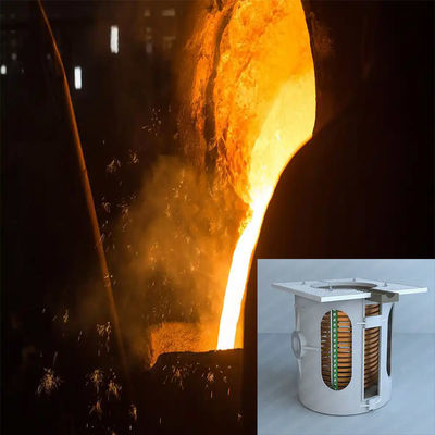Sistema de horno de fusión por inducción de bajo mantenimiento para la fusión de cobre Tecnología desarrollada por el propio