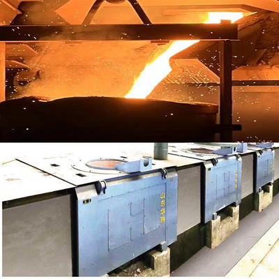 Tiempo de fusión rápido Horno de fusión de hierro Alta durabilidad durante todo el proceso de ejecución Servicio postventa