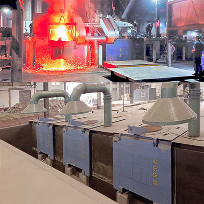 Tiempo de fusión rápido Horno de fusión de hierro con materiales y largo tiempo de servicio