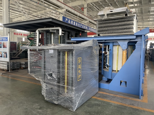 Horno de inducción eléctrico IGBT con ahorro de energía del 15-20% para la fundición de metales
