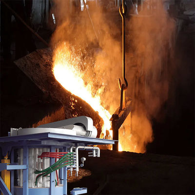 Larga vida Energía Ahorro de hierro de fusión de inducción Horno de inducción Horno de inducción con operación simple