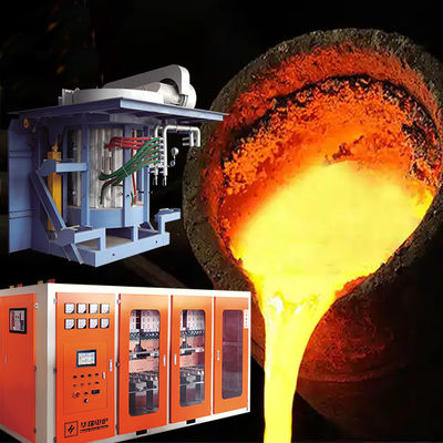 Fuente de fusión de inducción eléctrica totalmente diseñada para la seguridad para ahorrar energía 15%-20% de fusión de hierro