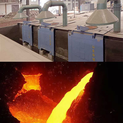 Horno de fusión de cobre con estructura vertical u horizontal, alta eficiencia de fusión y rango de temperatura de hasta 1250°C