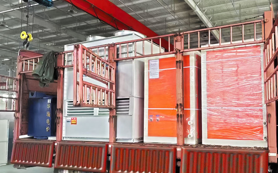 Fundición de metal industrial con horno de fusión por inducción eléctrica y sistema de control PLC