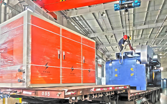 Horno de fusión de media frecuencia de funcionamiento a 380V con eficiencia energética