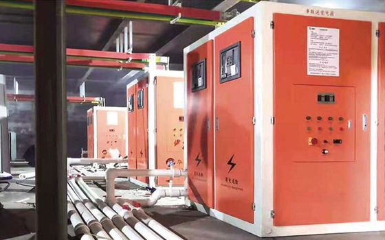 Protección contra el sobrecalentamiento y horno de fusión de voltaje de 129 frecuencias para la industria metalúrgica