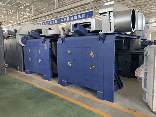 Fuego de fusión de hierro de fácil instalación con un consumo de energía de 50 kW y una temperatura de funcionamiento de hasta 1600 °C