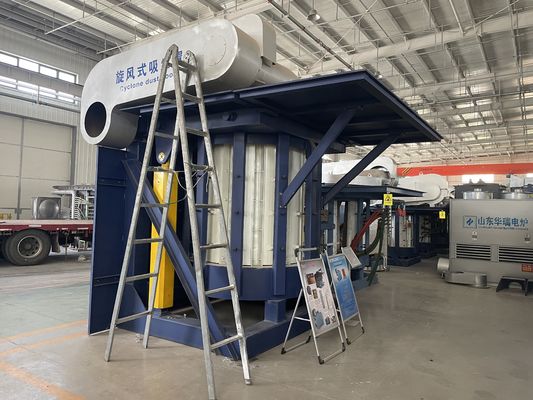 Velocidad de fusión rápida Horno de fusión de hierro con alta eficiencia de transferencia de calor y temperatura de funcionamiento hasta 1600 °C